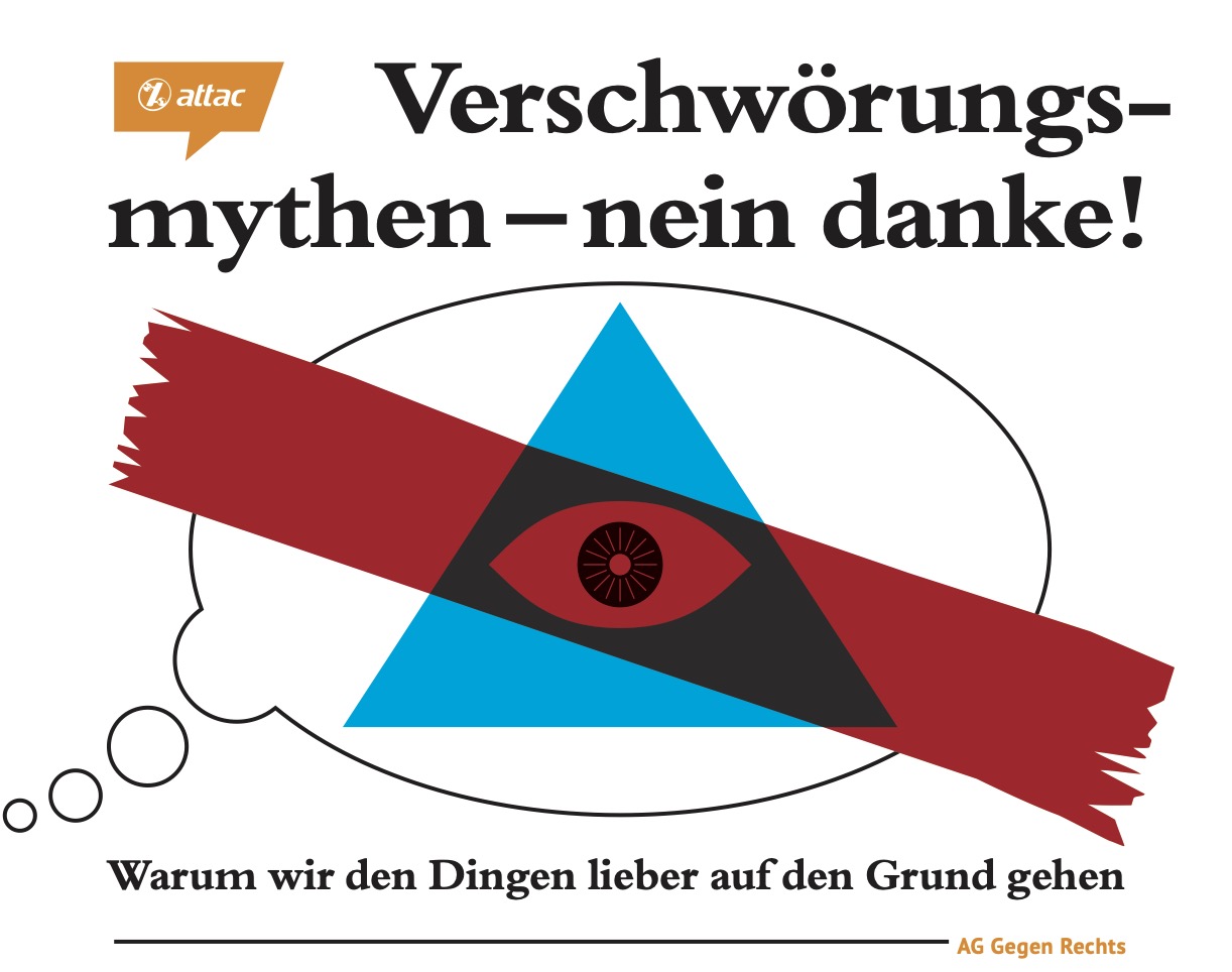 Faltblatt "Verschwörungsmythen"