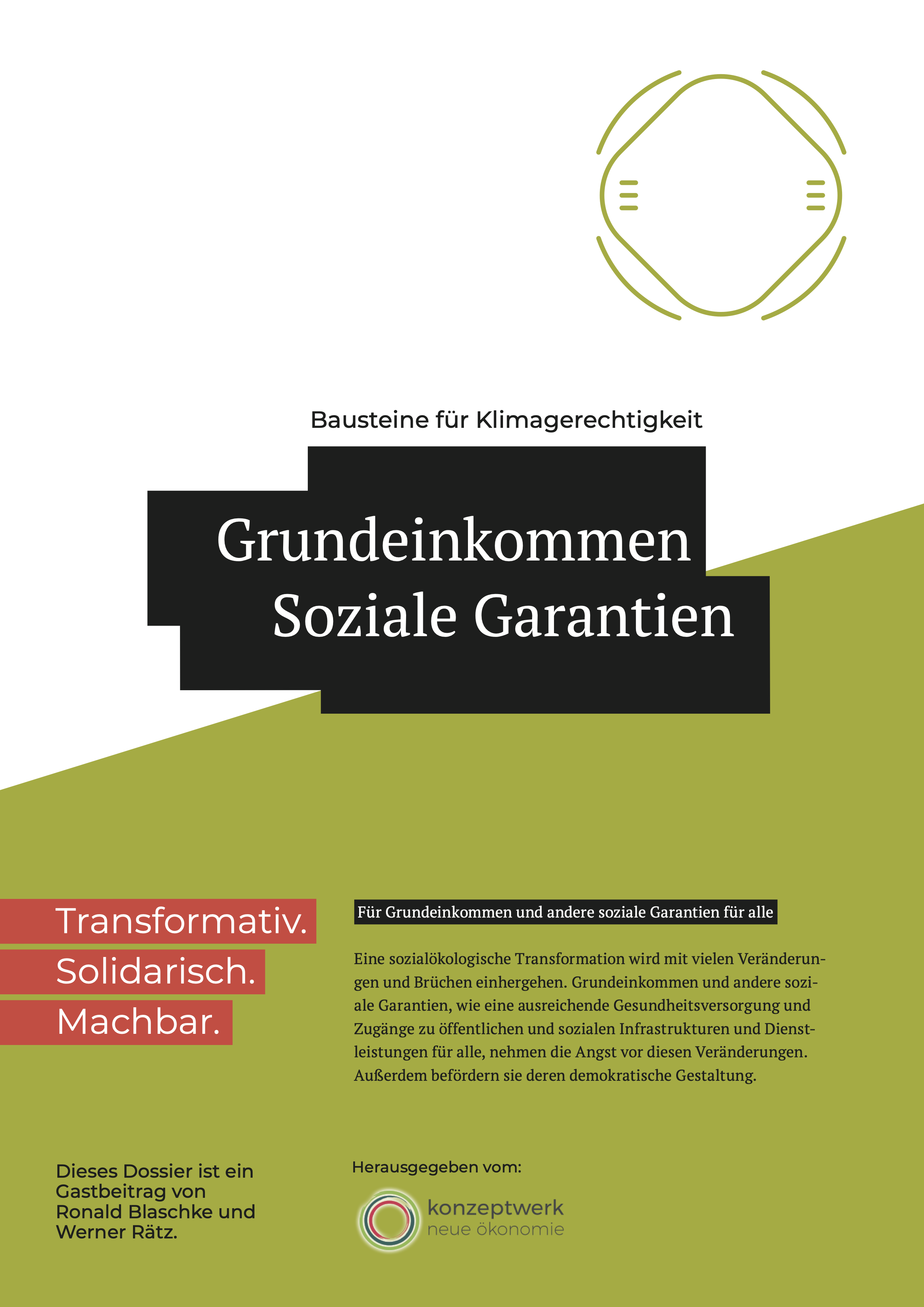 Bausteine für Klimagerechtigkeit: Grundeinkommen & Soziale Garantien