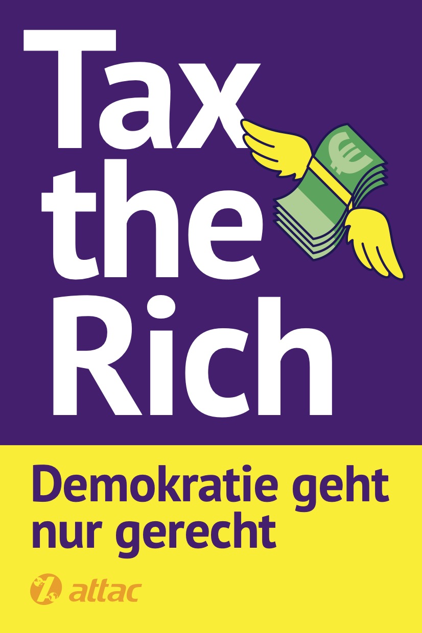 Flyer "Tax the Rich"