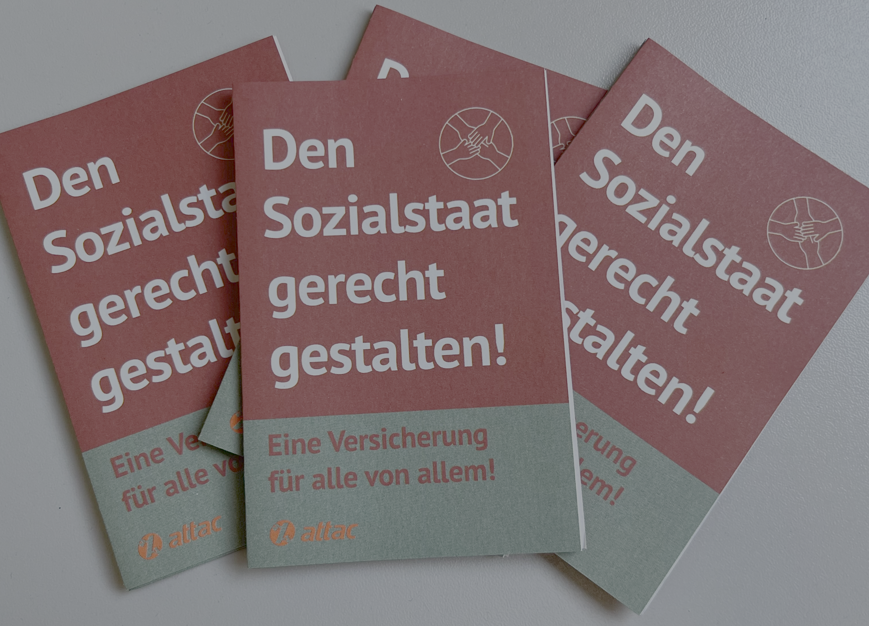 Faltblatt "Sozialstaat gerecht gestalten"