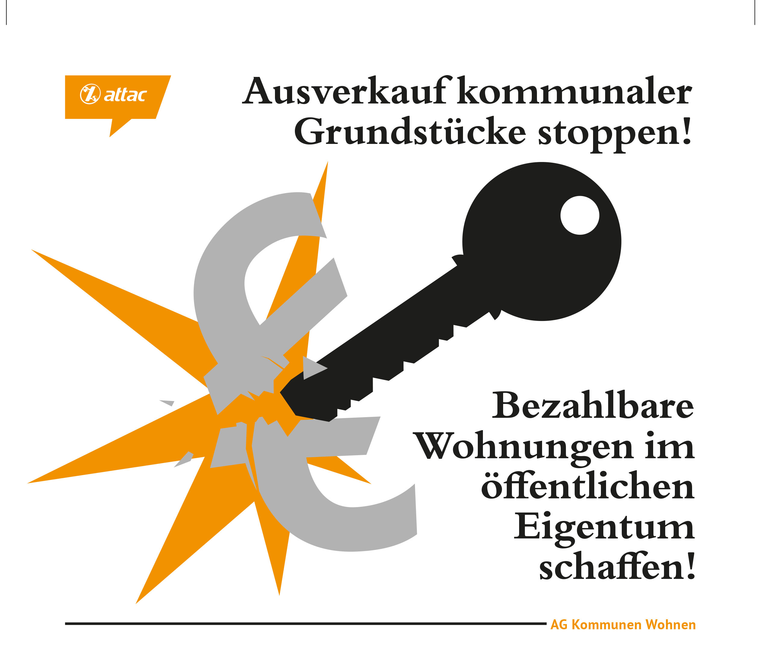 Flyer: Bezahlbarer Wohnraum