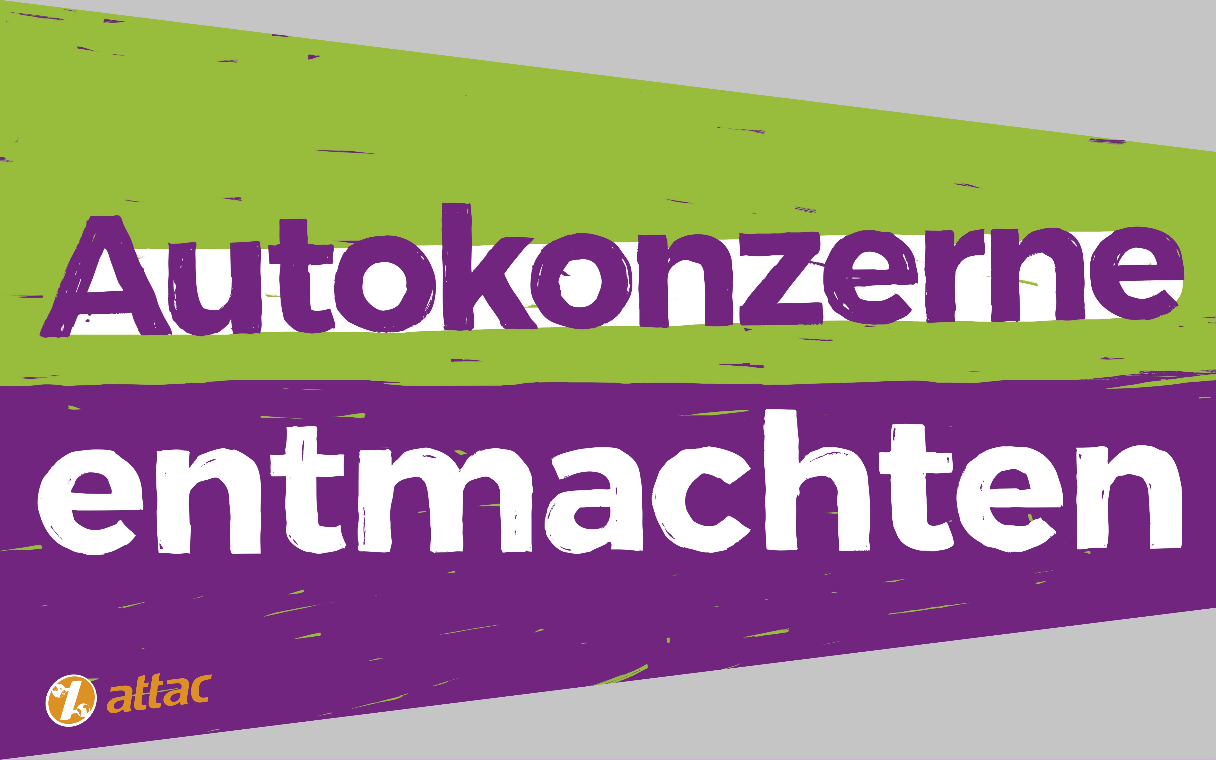 Fahne/Fahrradwimpel "Autokonzerne entmachten"