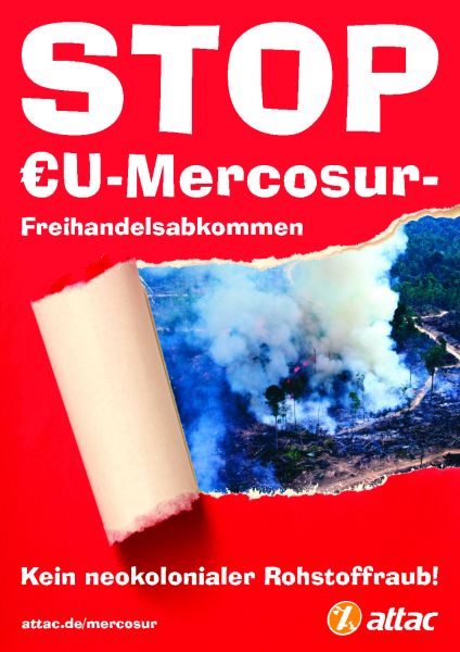 Plakat, DinA2 – "Stop EU-Mercosur"