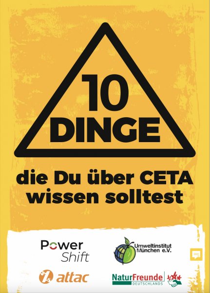 Faltblatt: 10 Dinge über CETA (DIN A6)