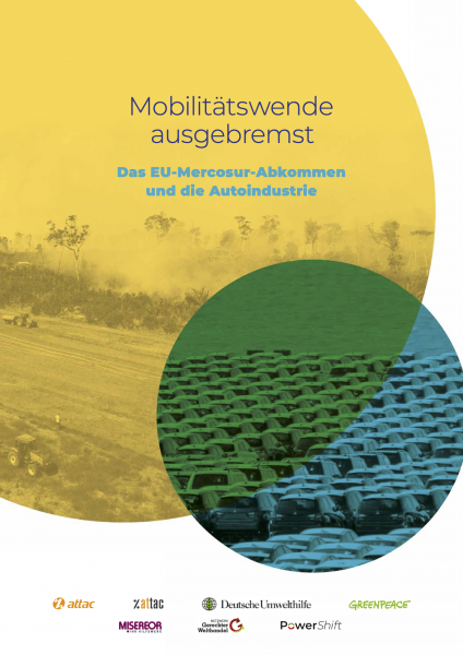 Broschüre "EU/Mercosur: Mobilitätswende ausgebremst"
