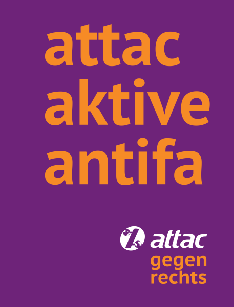 Flagge gegen rechts – attac aktive